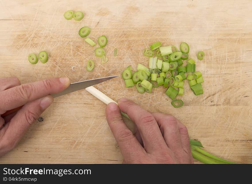 Cutting vegetables