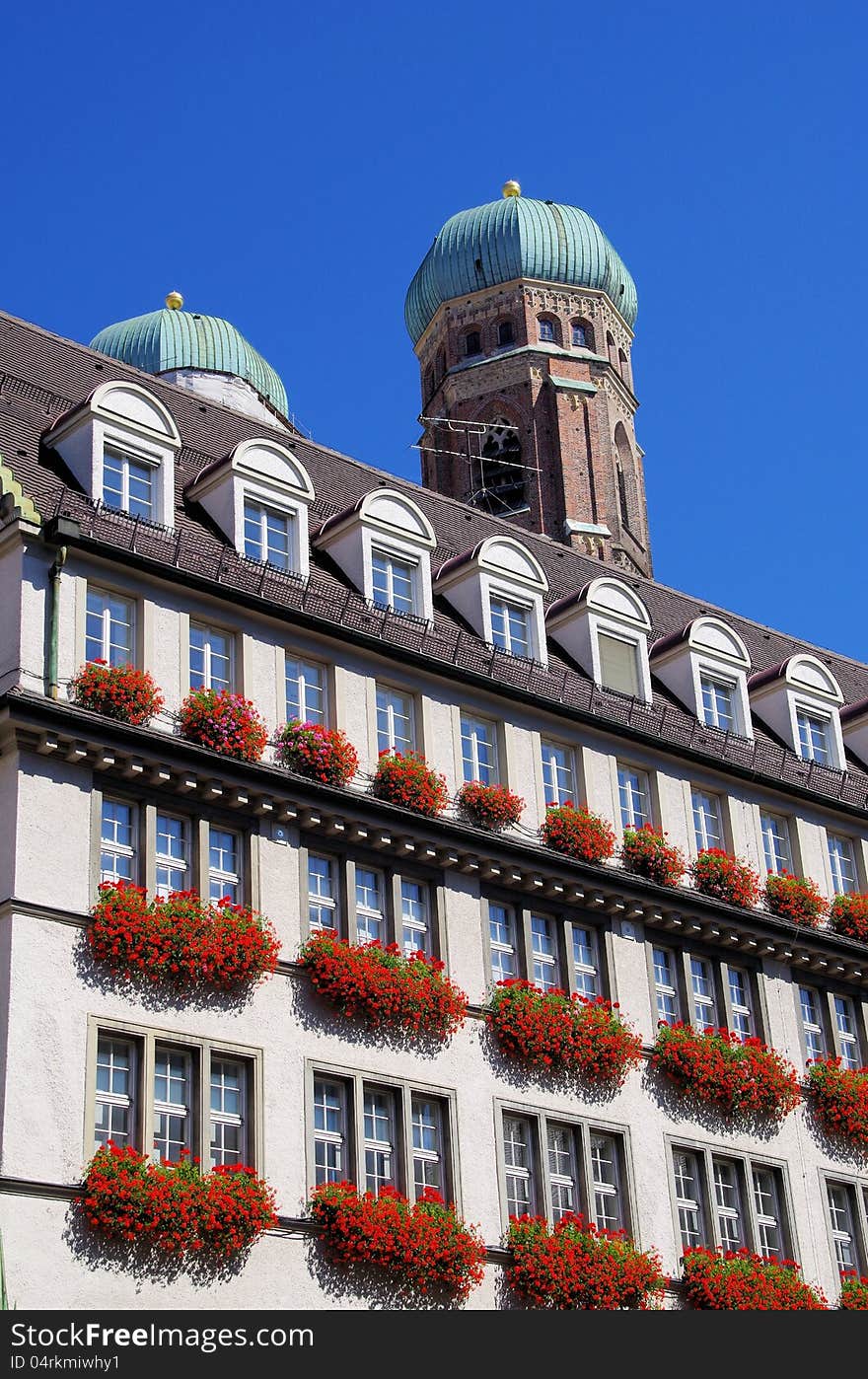 Frauenkirche at the Marienplatz Munich