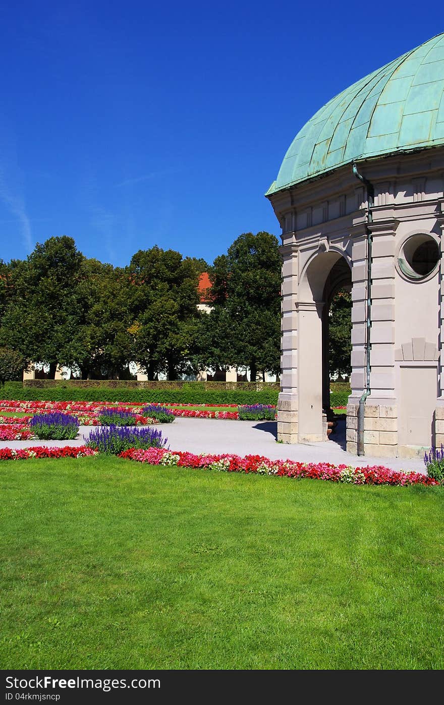 Beautiful Hofgarten in Munich Germany