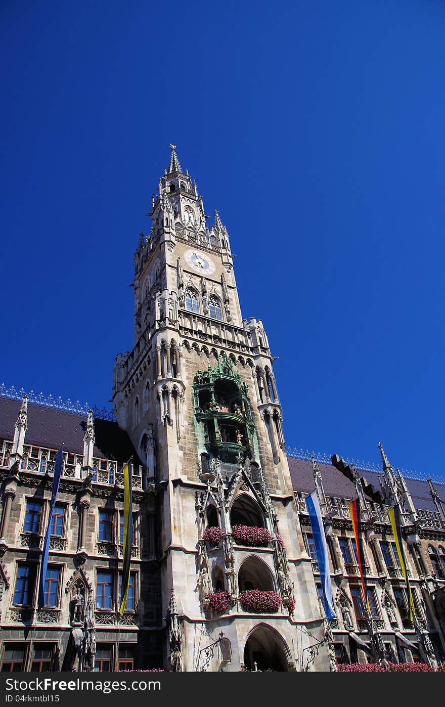 City hall at the Marienplatz Munich