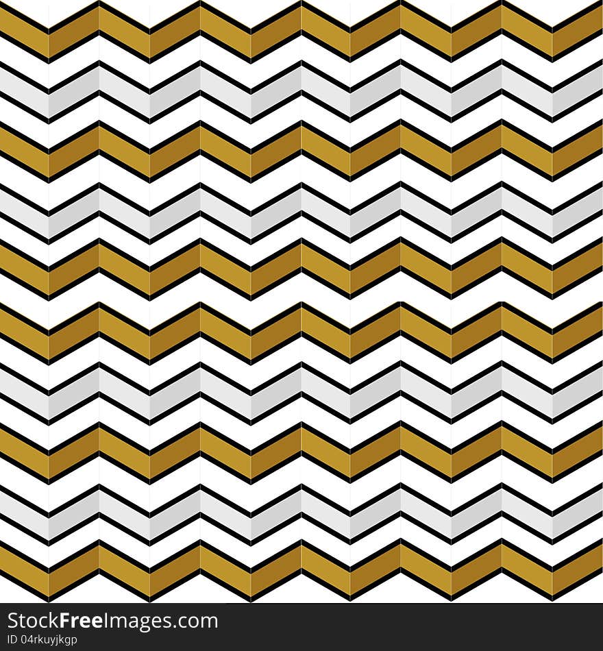 Seamless geometric pattern with zigzags