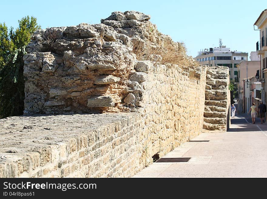 Old fortress in Alcudia, Mallorca