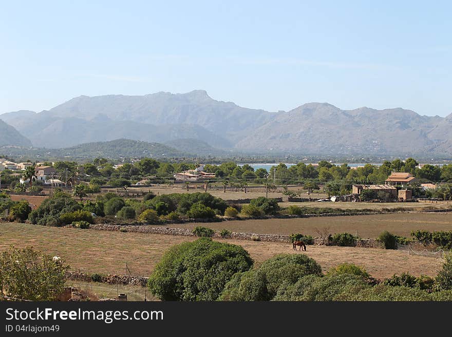 Landscape On The Island Of Mallorca