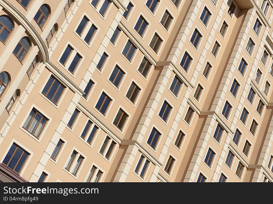 Windows of the modern building - City modern abstract