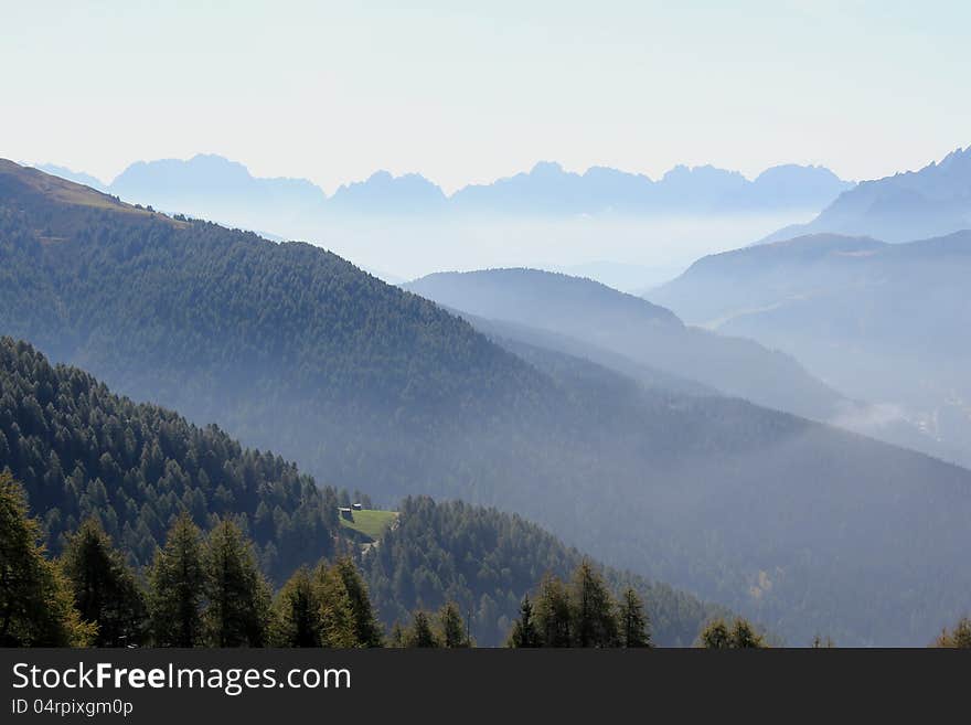 Dolomites in the Morning