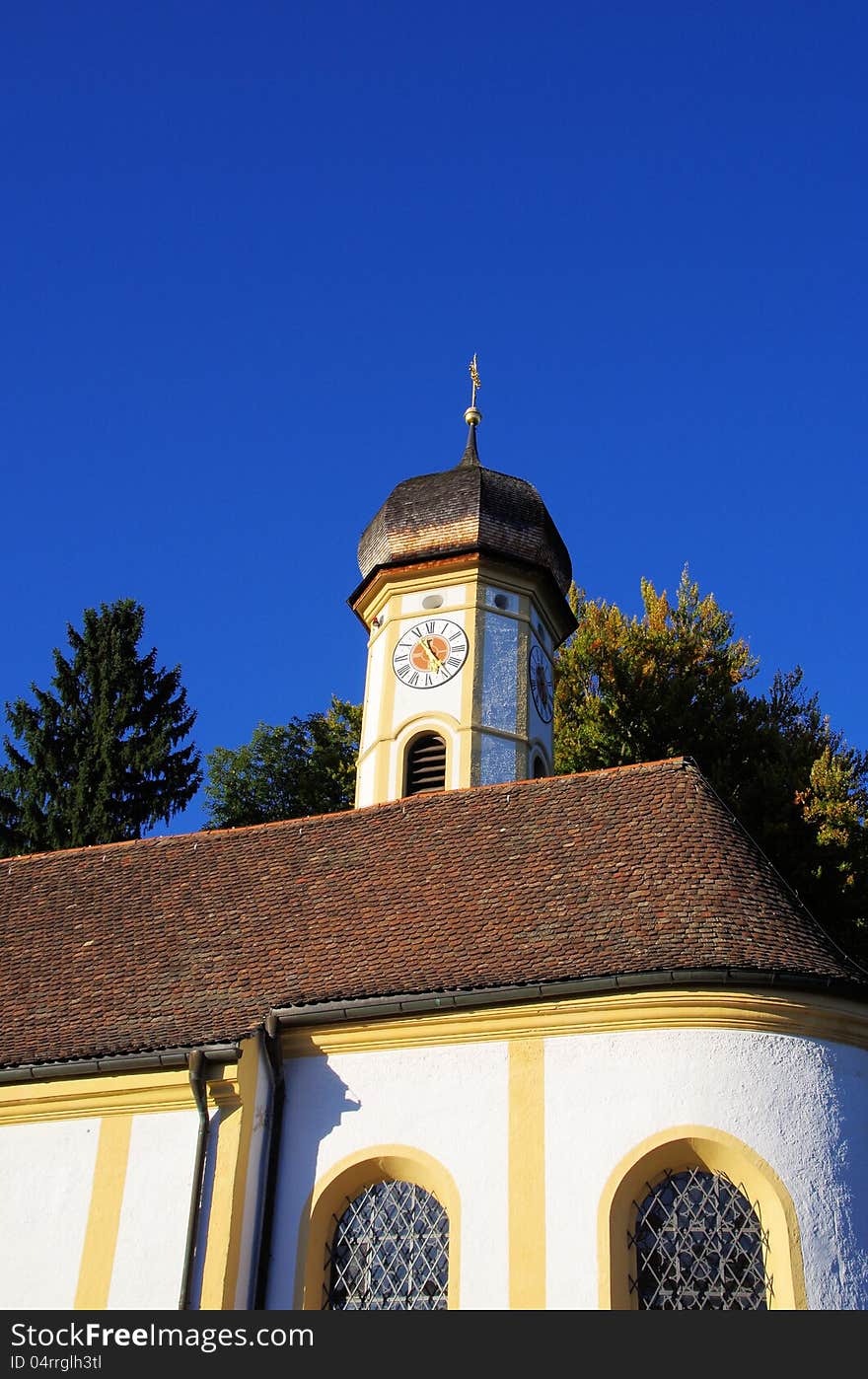 Beautiful Bavarian church in Germany