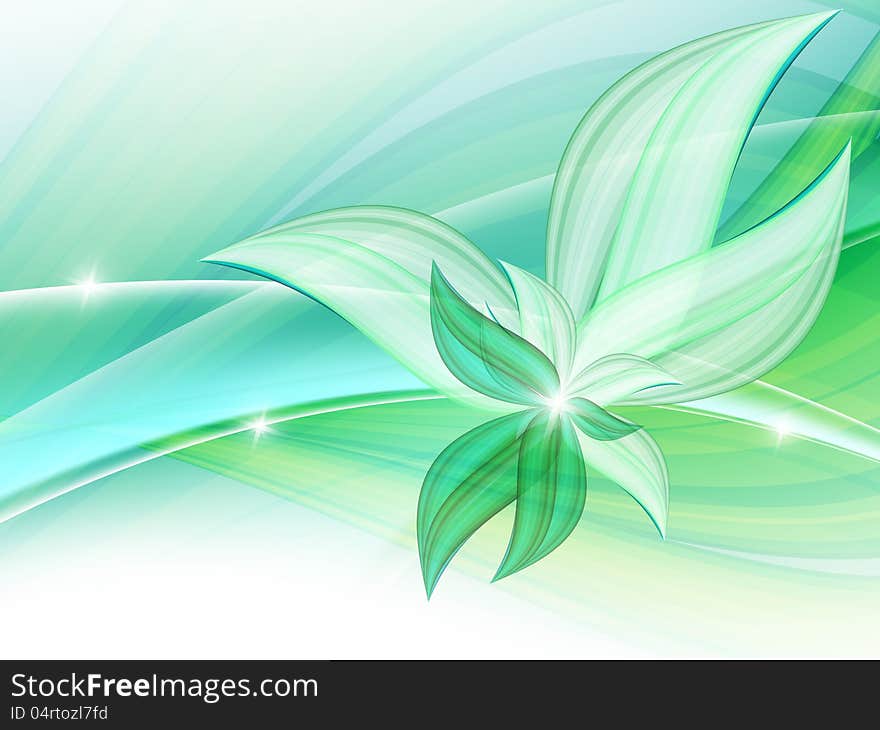 Floral vector background. Eps10