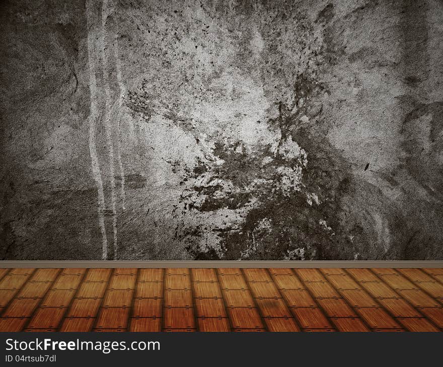 Concrete wall interior