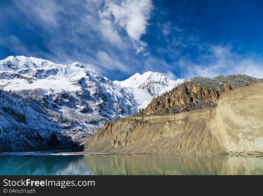 Gangapurna Lake, Himalaya