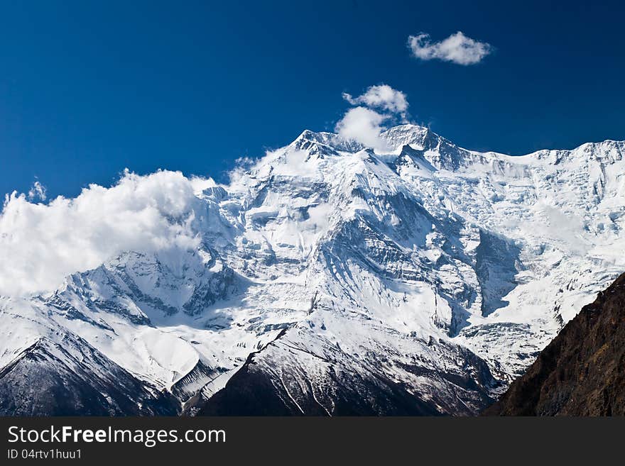 Beautiful Annapurna mountain, Himalaya, Nepal