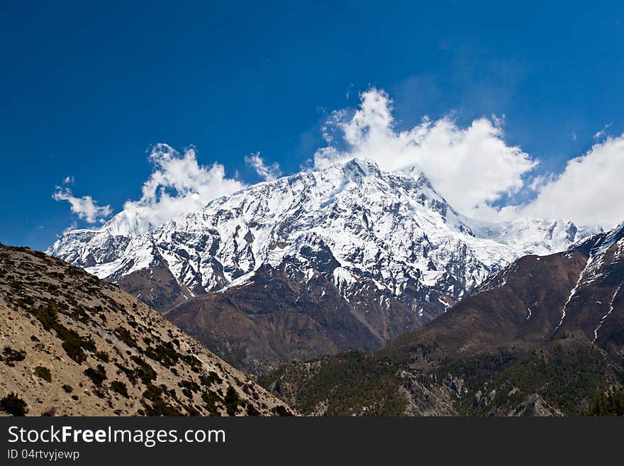 Annapurna mountain, Himalaya