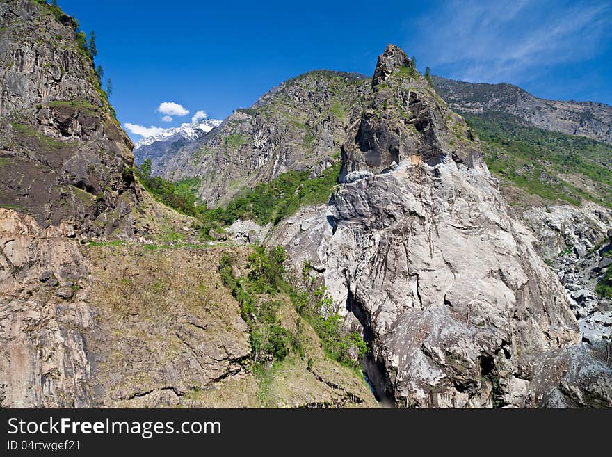 Beautiful Landscape In Himalayas