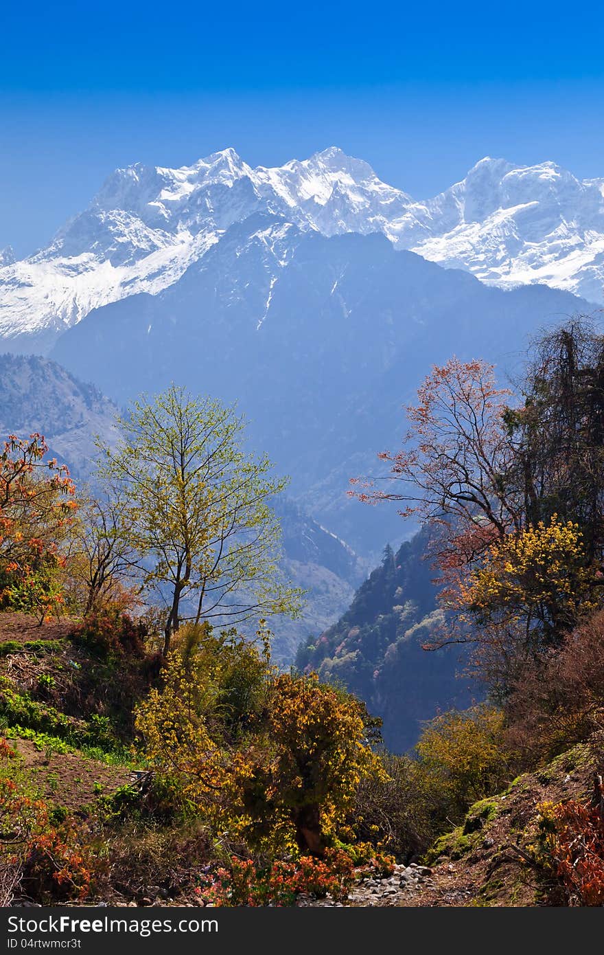 Himalayas landscape, Nepal