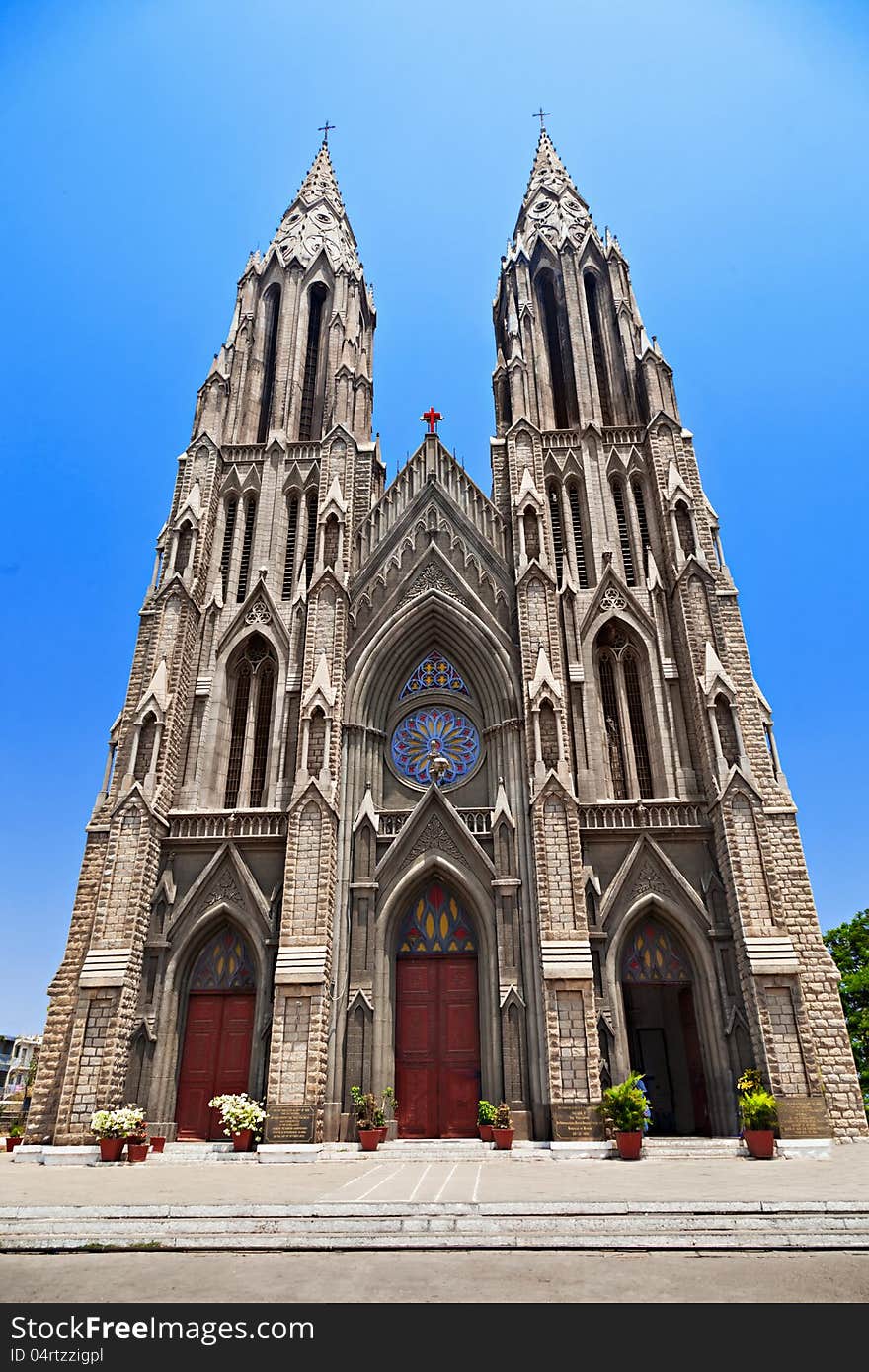 St Philomenas Church, Mysore, India. St Philomenas Church, Mysore, India