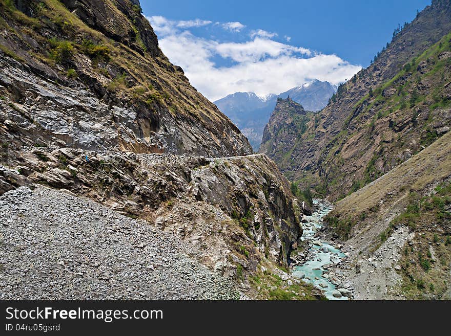 Beautiful Landscape In Himalayas