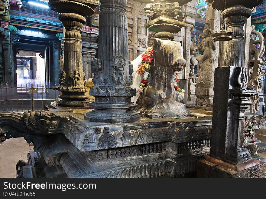 Inside Meenakshi Temple