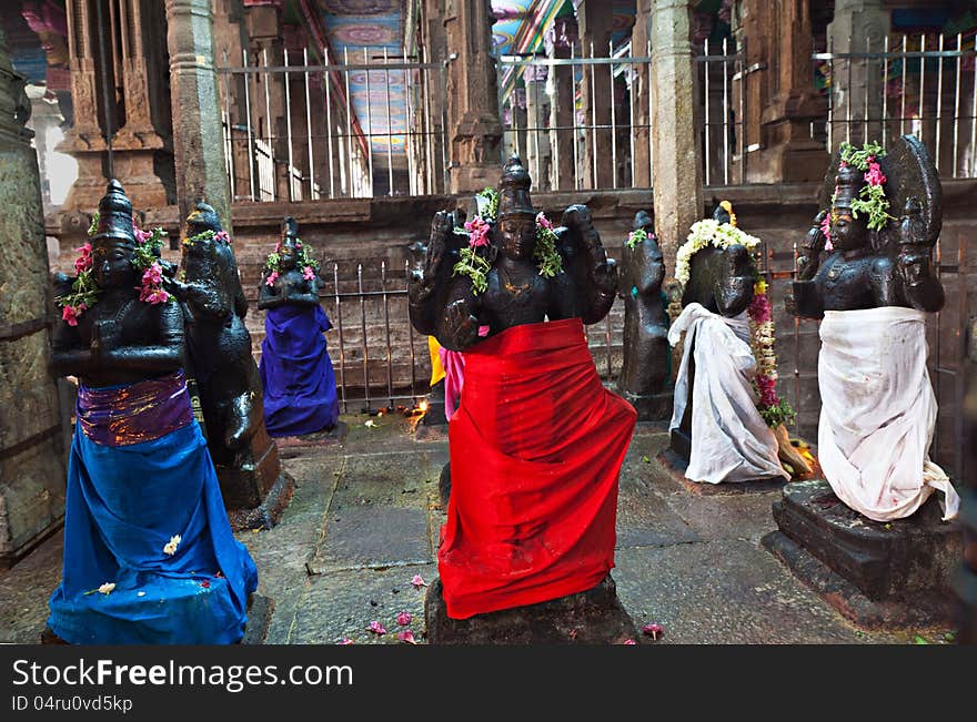 Inside Meenakshi Temple