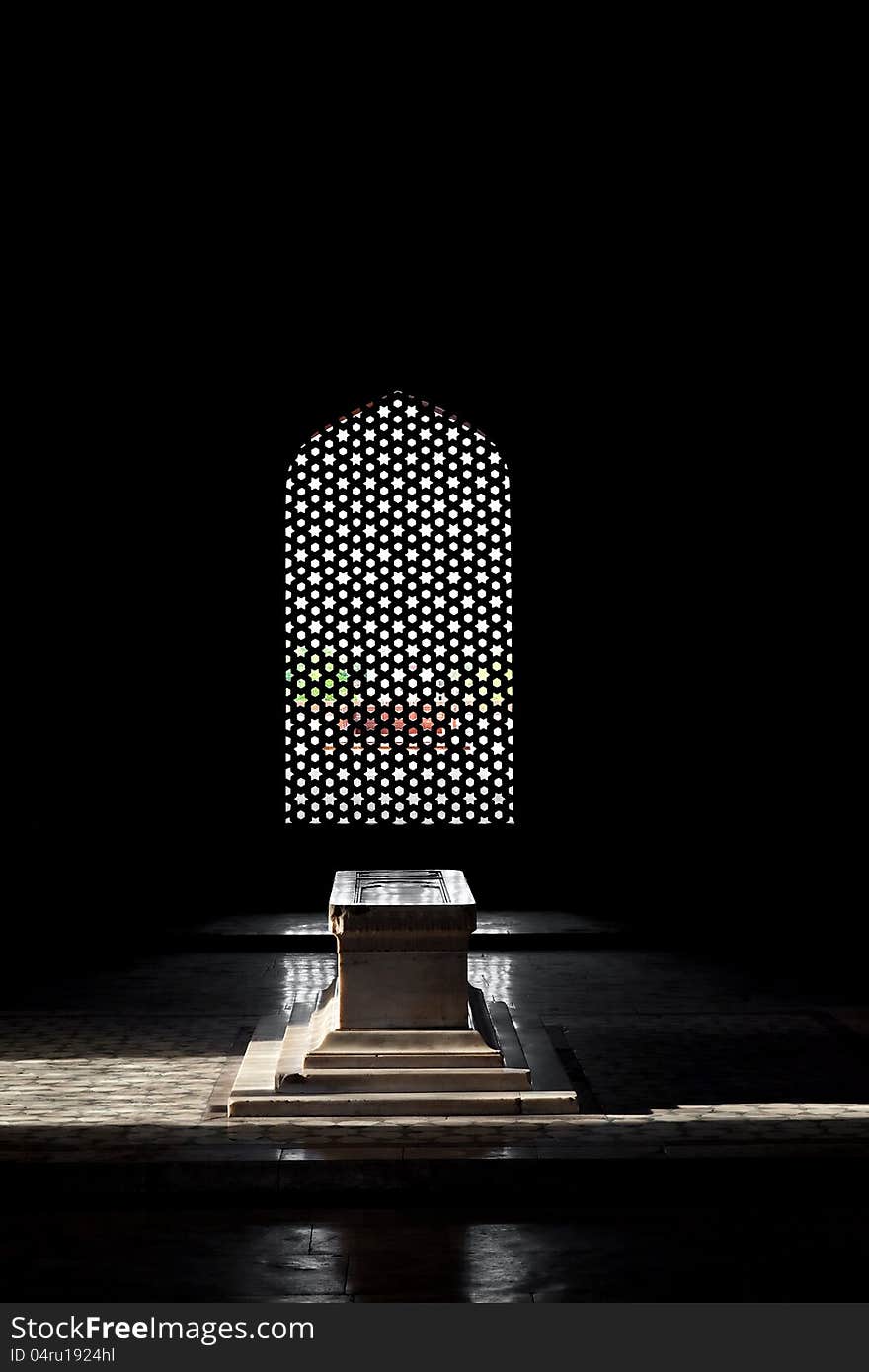 Inside Humayuns Tomb, New Delhi, India