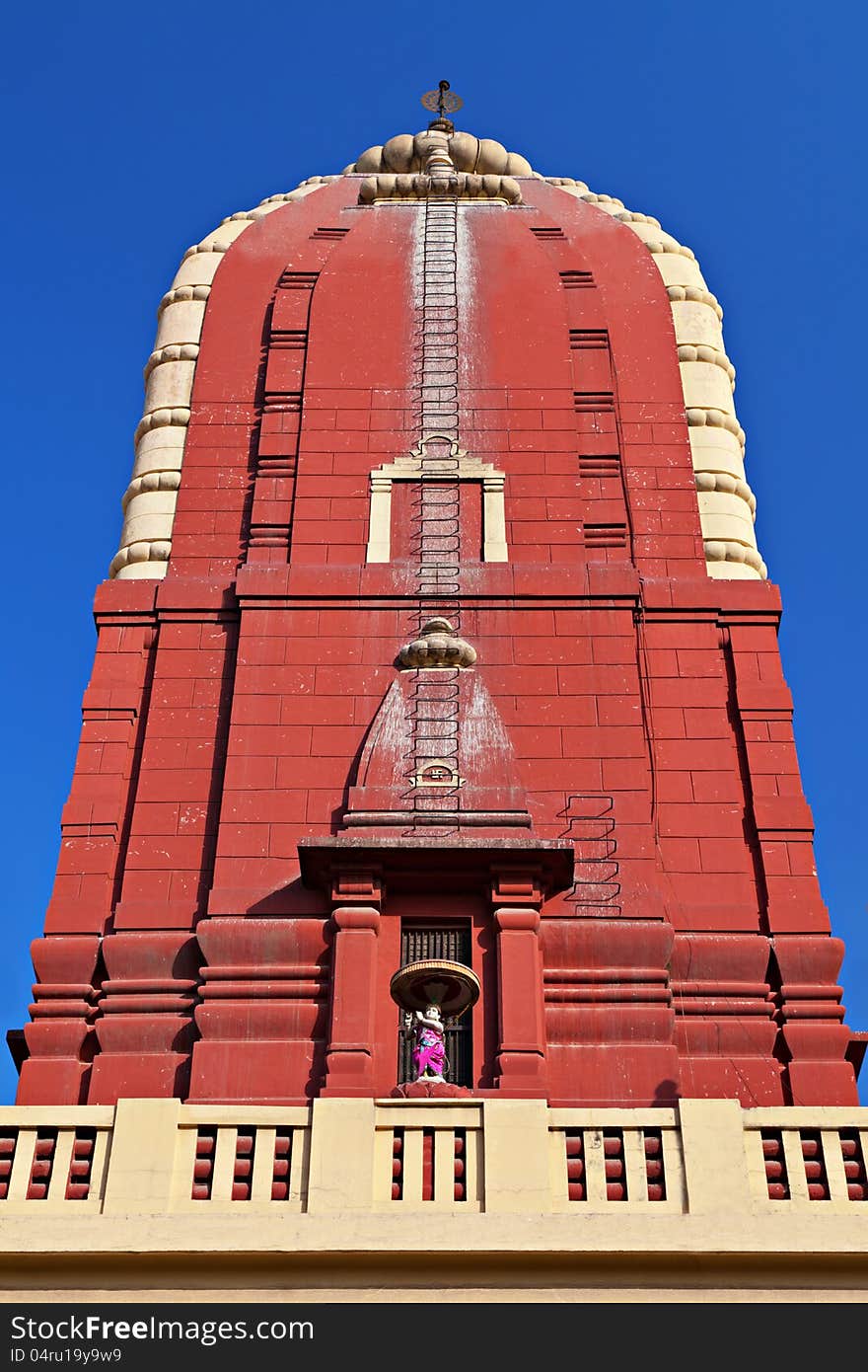 Main shikhara of Laxmi Narayan temple, New Delhi, India. Main shikhara of Laxmi Narayan temple, New Delhi, India