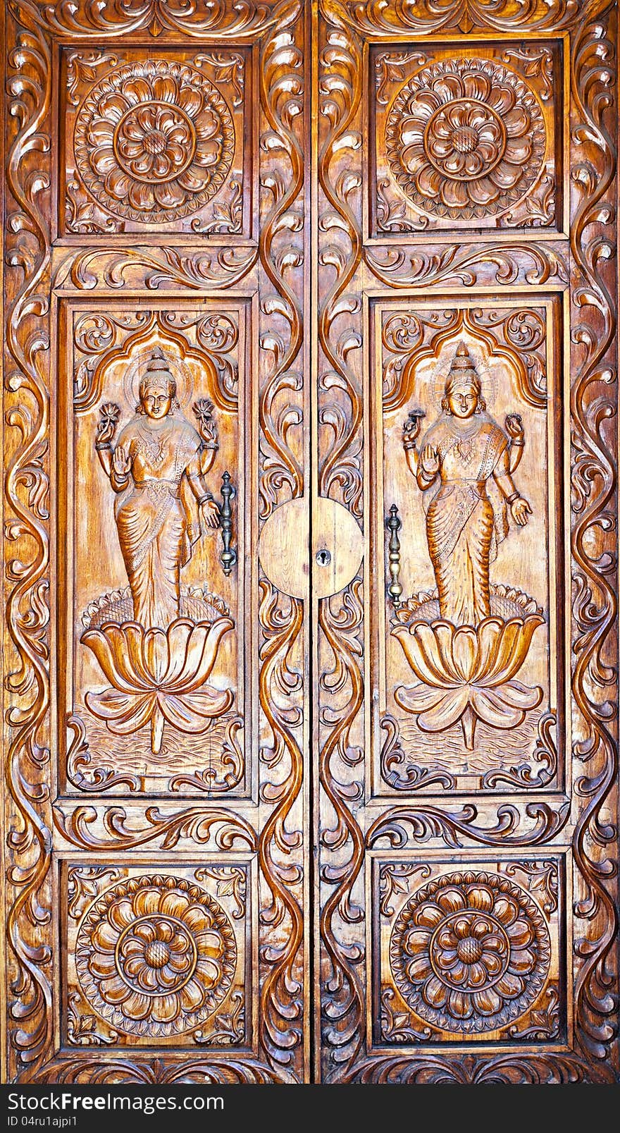 Ornate doors in indian style