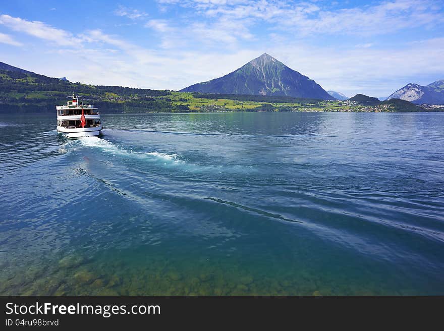 Passenger Boat, Lake Thun, Switzerland