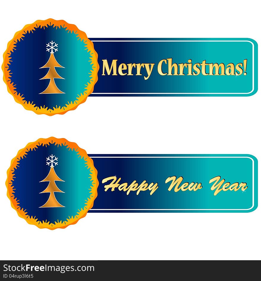 Christmas and New Year icons