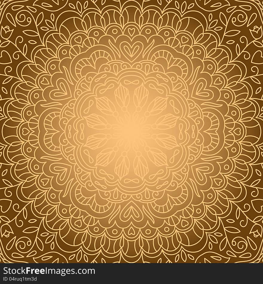 Vector Ornamental Background.