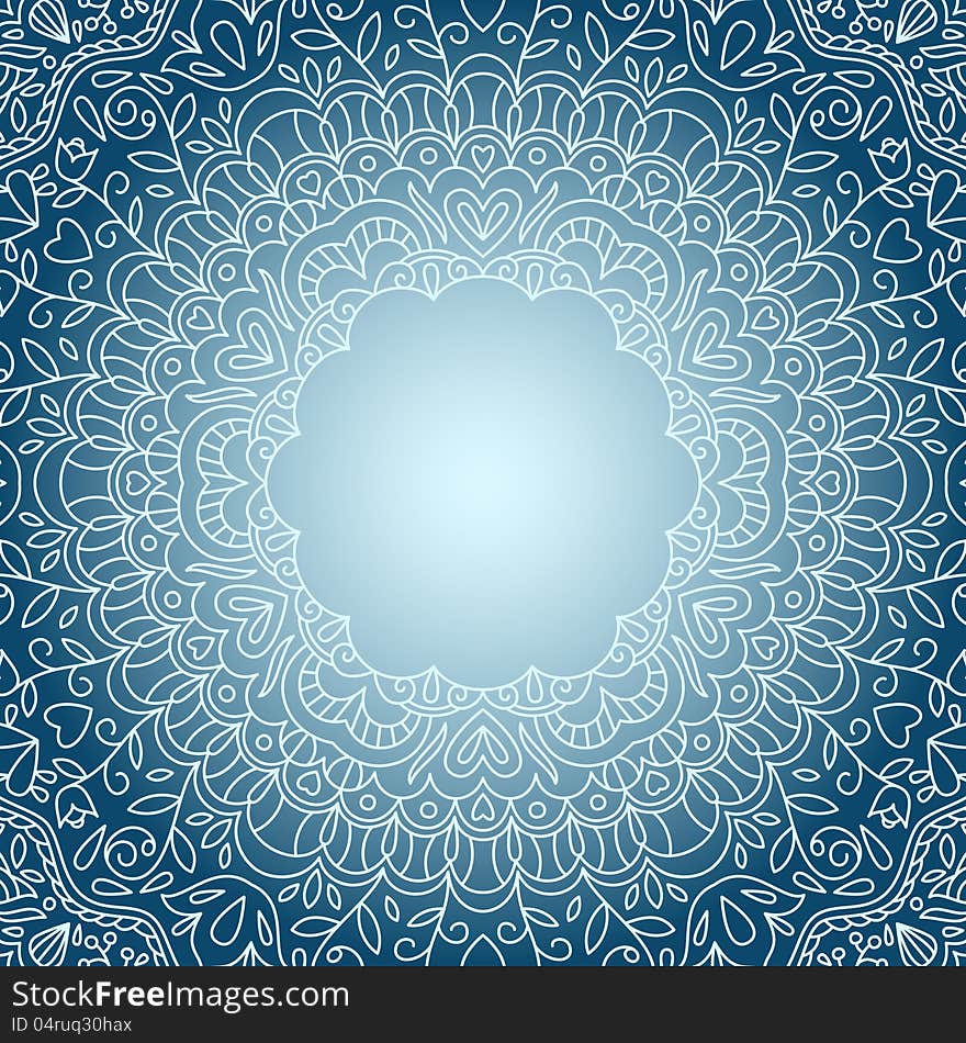 Vector ornamental background.