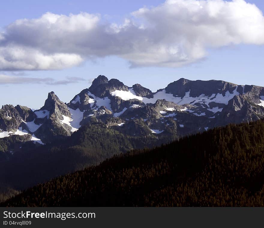 Mt. Rainier At Sunrise Point