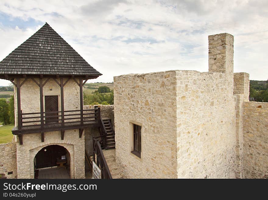 Gate To Castle In Bobolice - Poland.