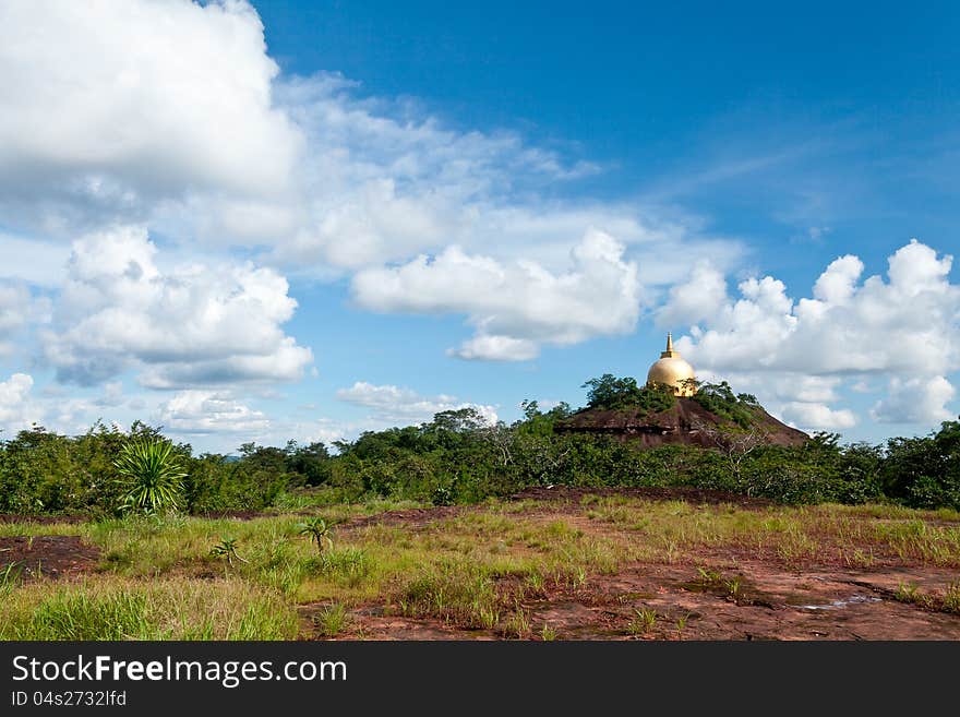 View point from Phurungka National Prak, Nakornpanom, Thailand.