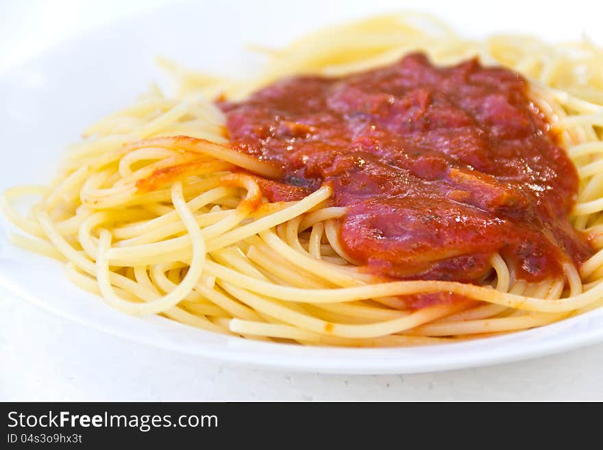 Traditional Italian spaghetti Awaiting validation