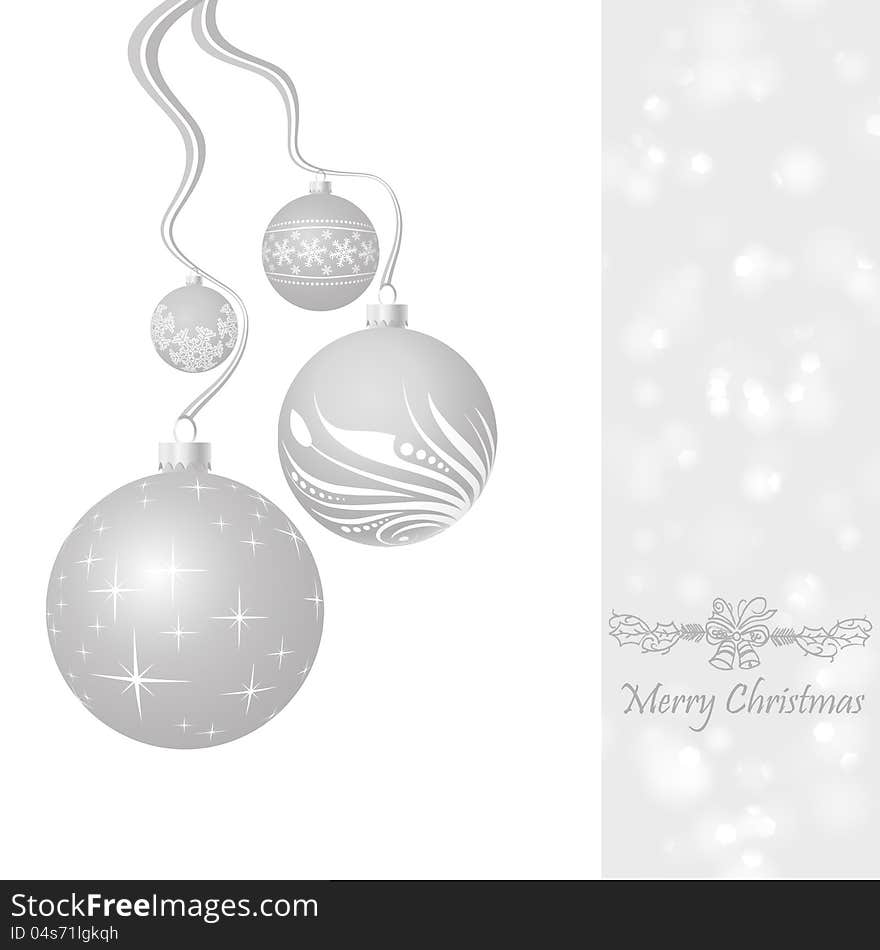 Beautiful Greeting Card of Merry Christmas