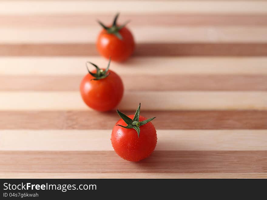 Red cherry tomatoes