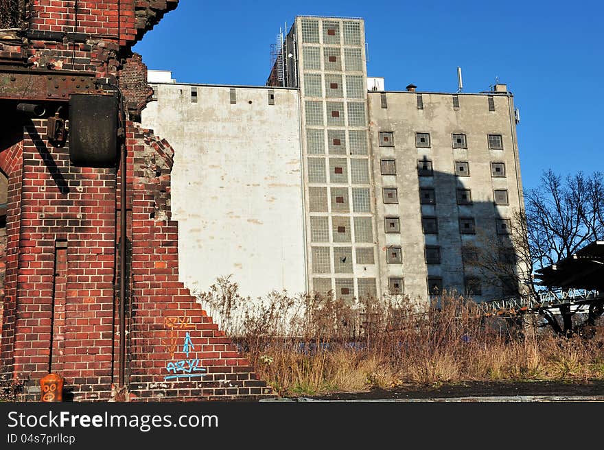 Ruins of old factory