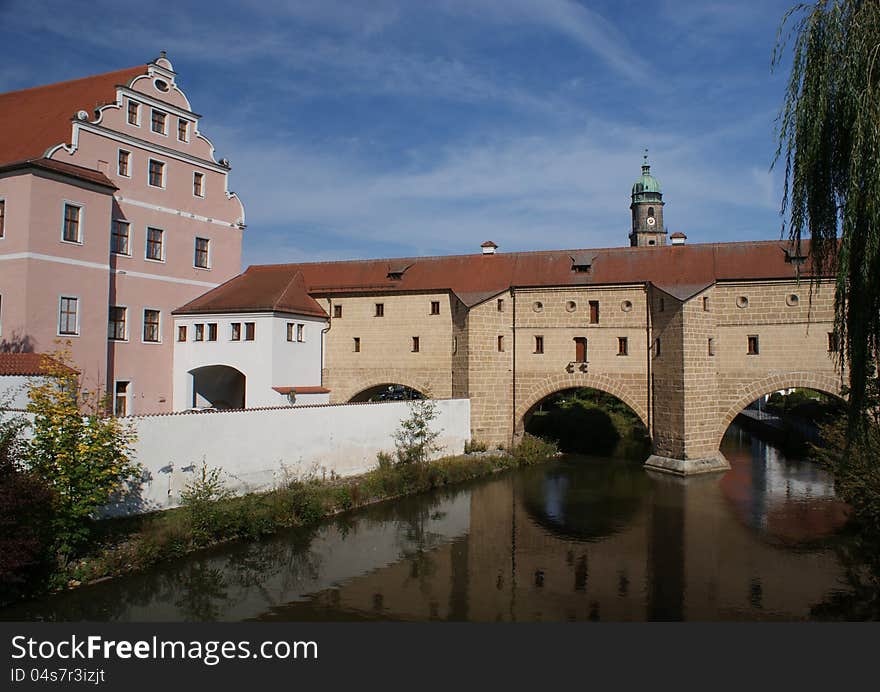 Old town Amberg in Germany