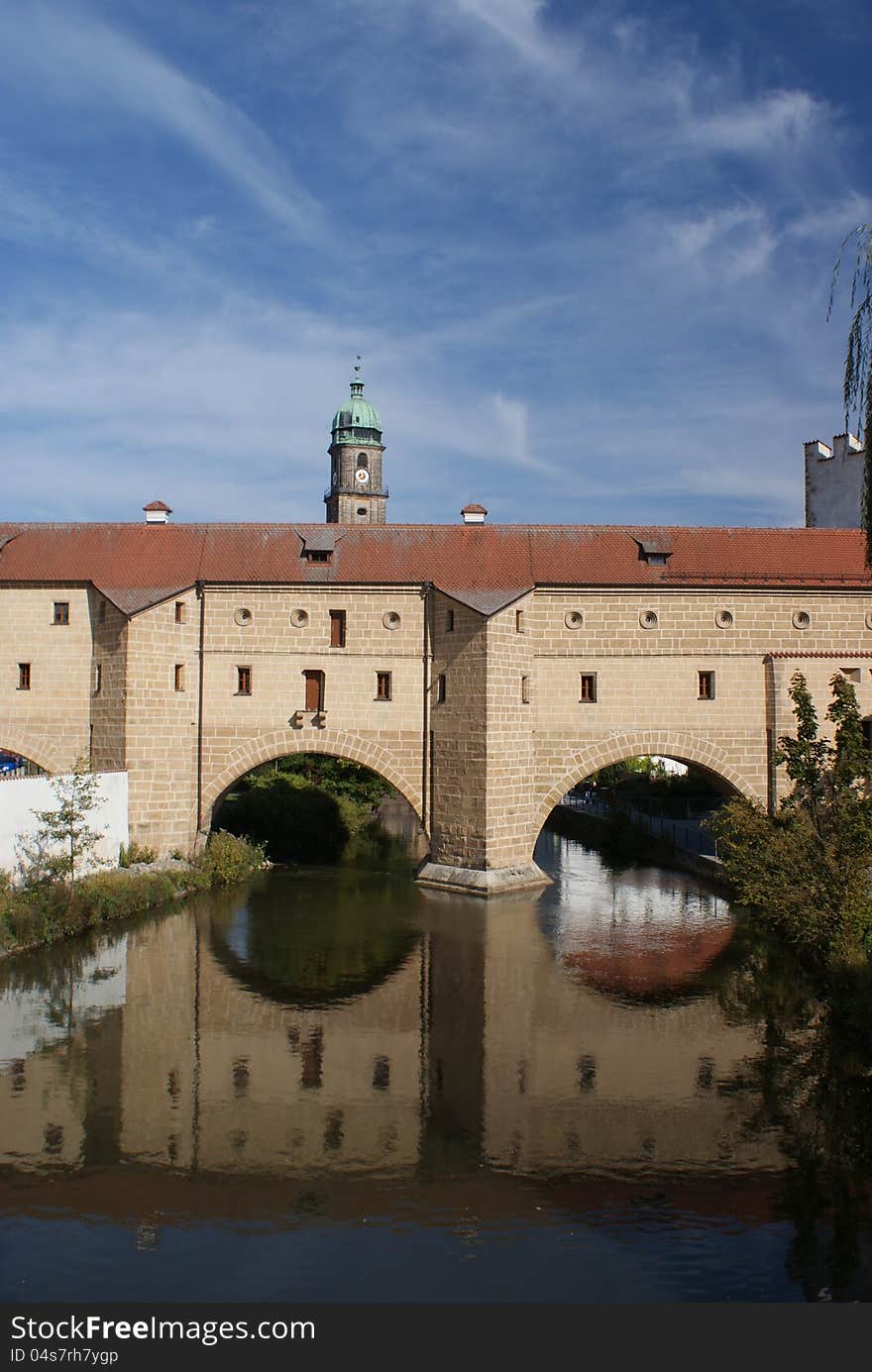 City Glasses in Amberg in Germany. City Glasses in Amberg in Germany