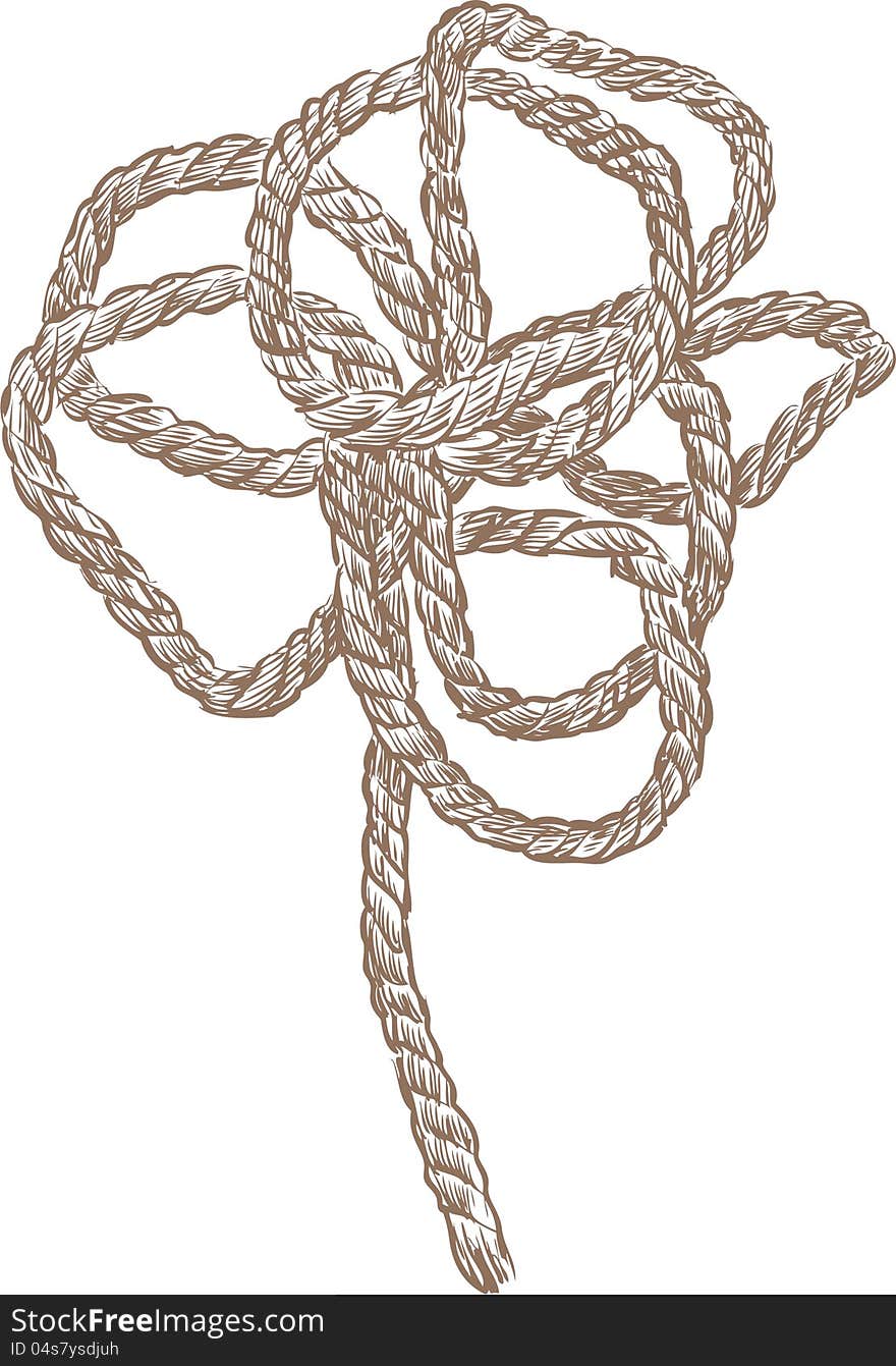 Rope flower