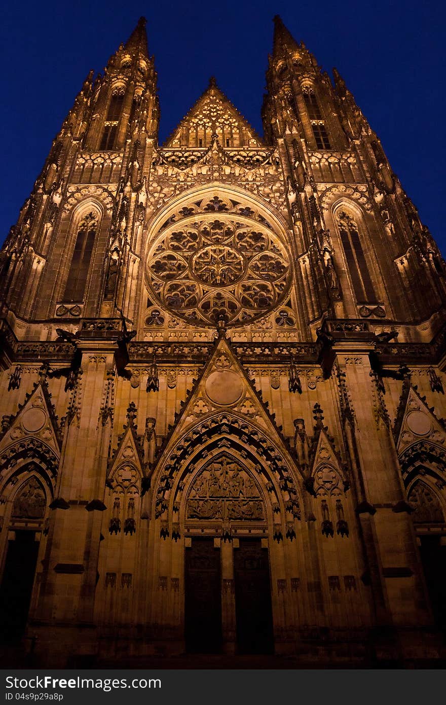 St. Vitus Cathedral in Praga