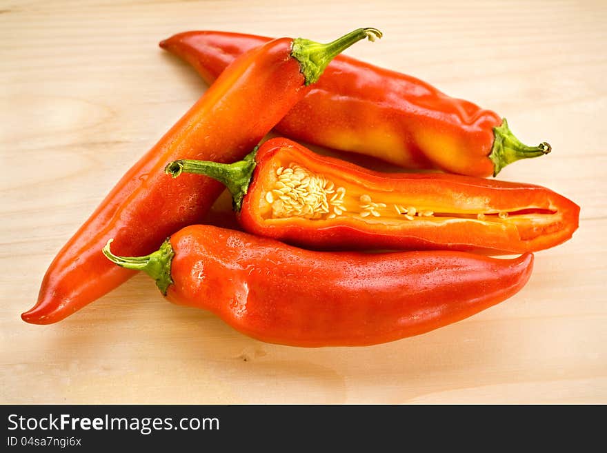 Hot red pepper-healthy food