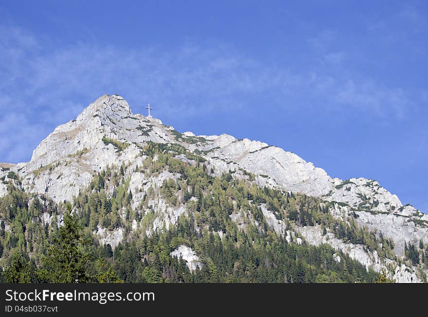 Majestical scenery of the Bucegi Mountains, Romania