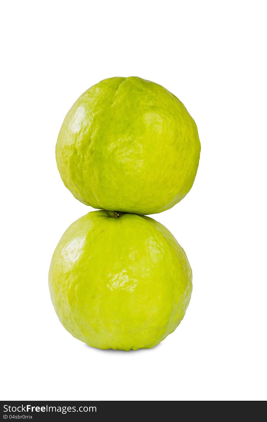 Stack of guava fruits