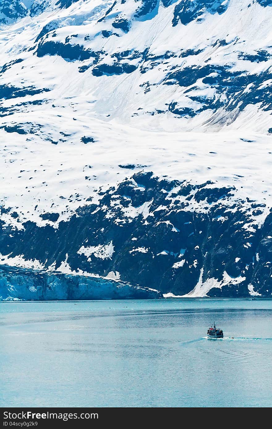 Fishing Boat in Glacier Bay National Park, Alaska