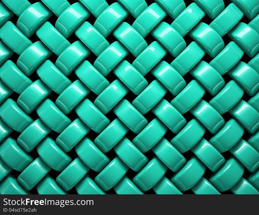 Abstract pattern of turquoise weaving pieces illustration. Abstract pattern of turquoise weaving pieces illustration