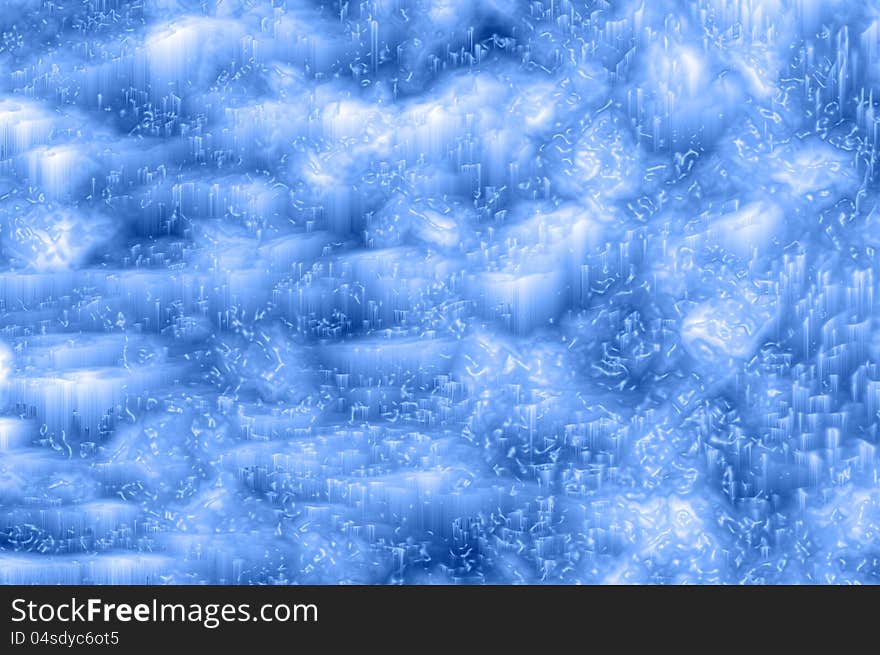 Blue ice background