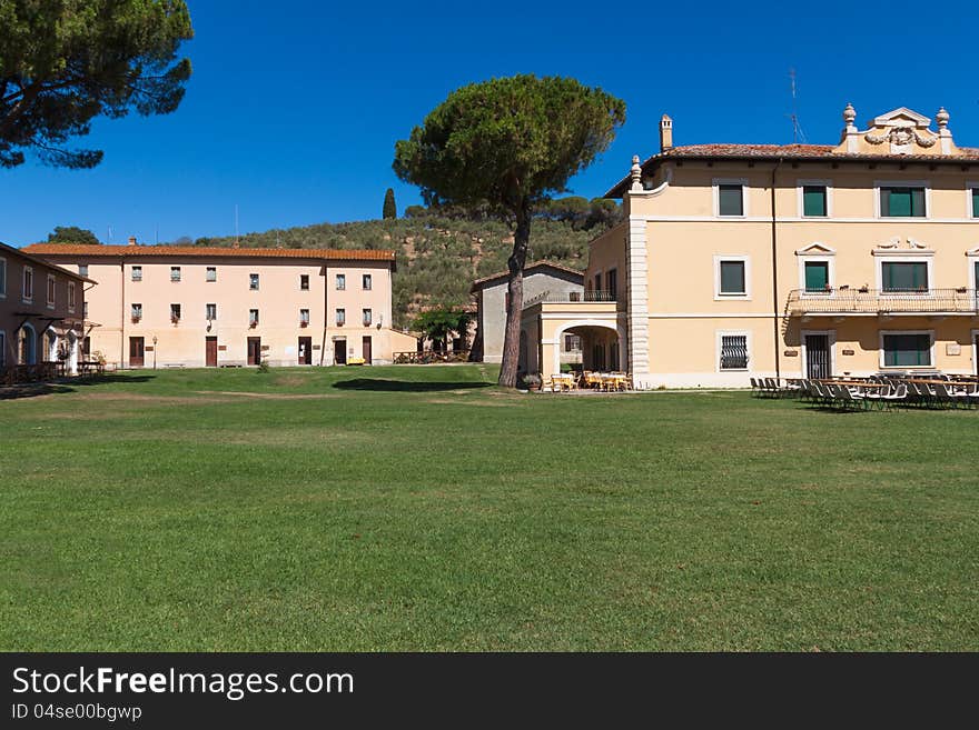 The Polvese Island on Lake Trasimeno