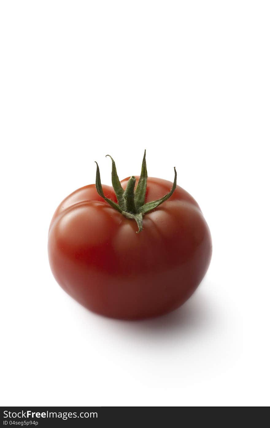 Tomato  on white background