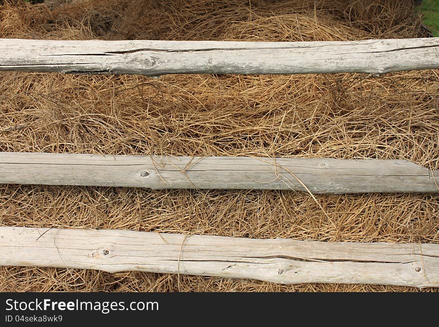 Hay background (hay yield)