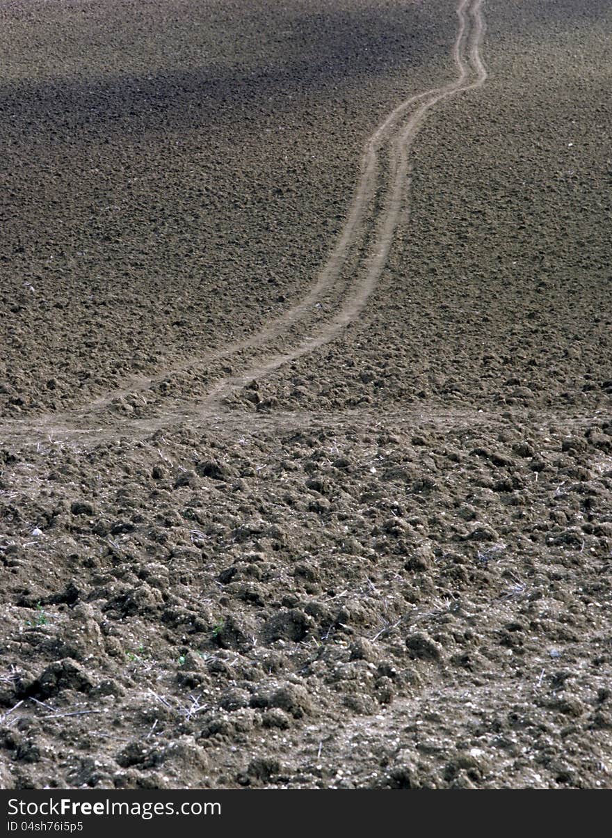 Agricultural land in val of Recanati. Marche region, Italy