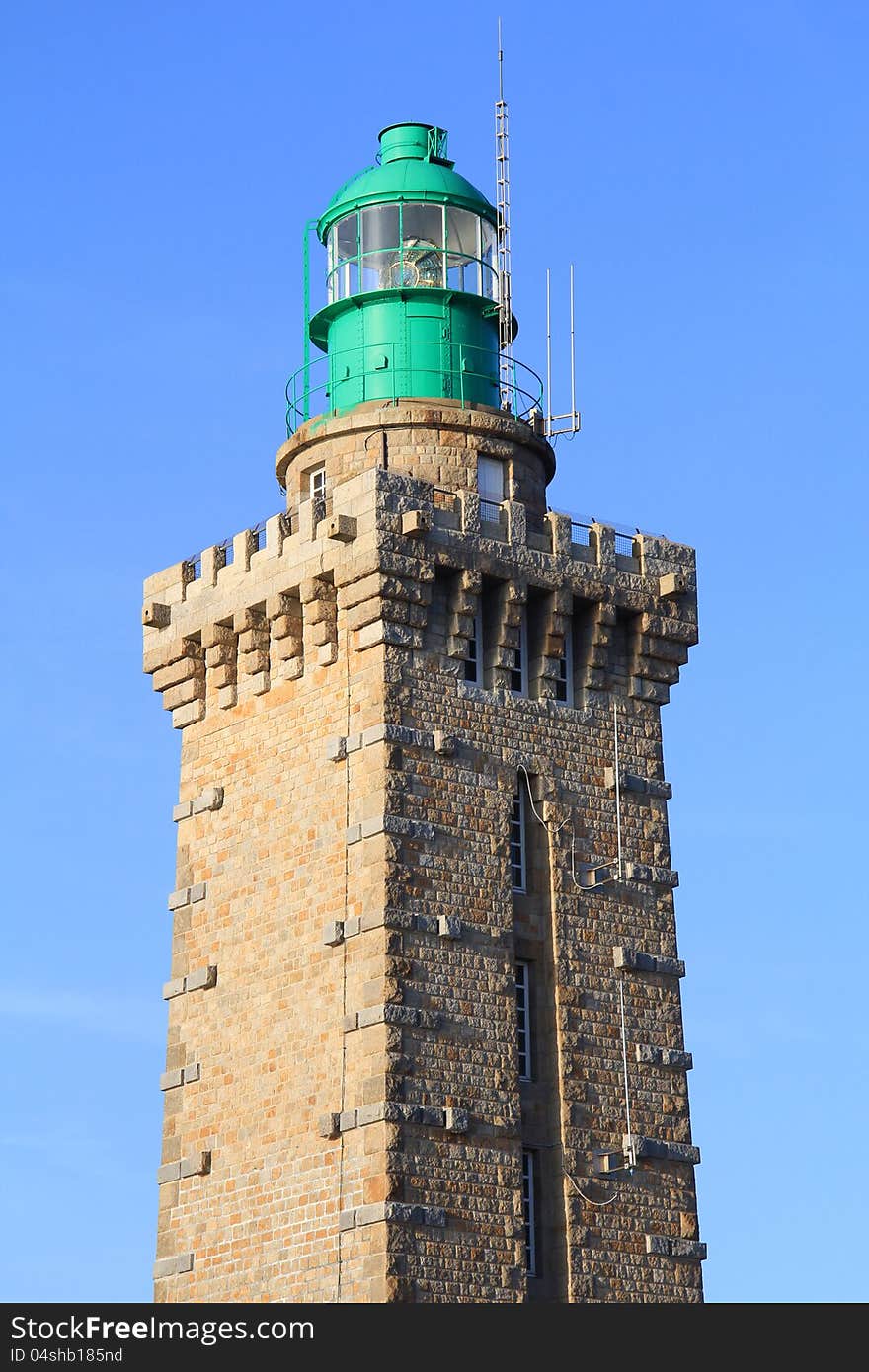 Detail of Cap Frehel lighthouse